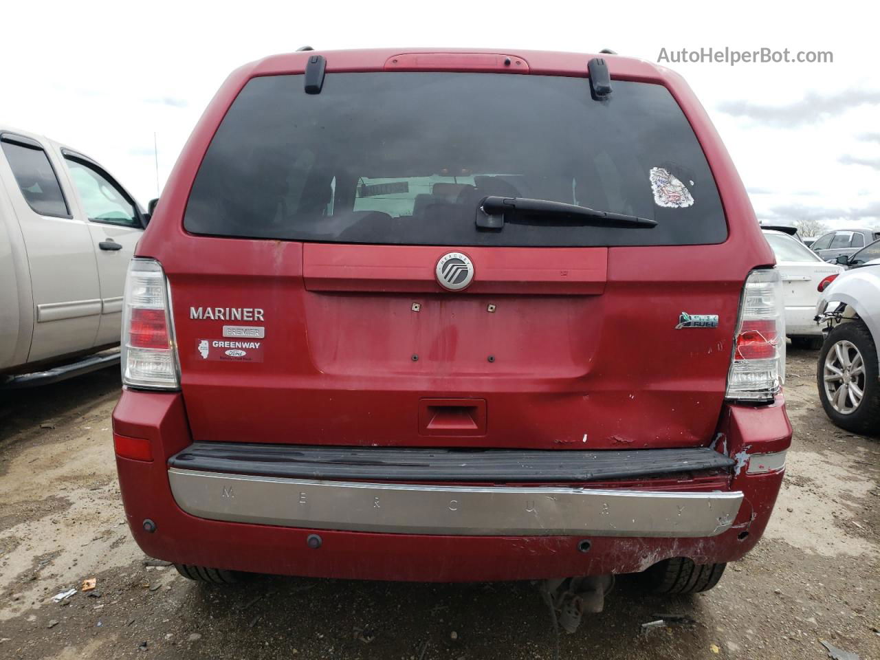 2010 Mercury Mariner Premier Red vin: 4M2CN8HG4AKJ26599