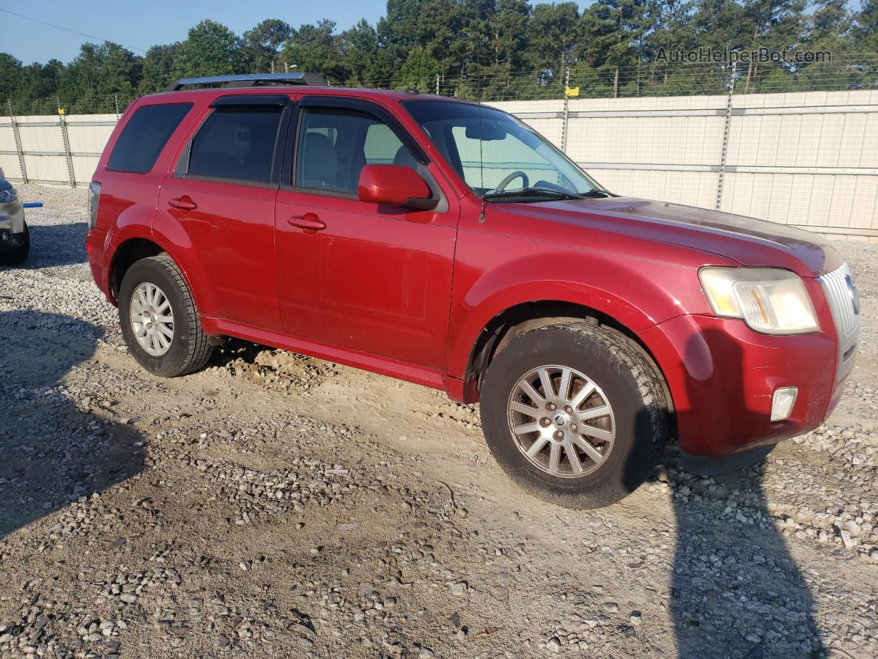 2011 Mercury Mariner Premier Бордовый vin: 4M2CN8HG4BKJ08394