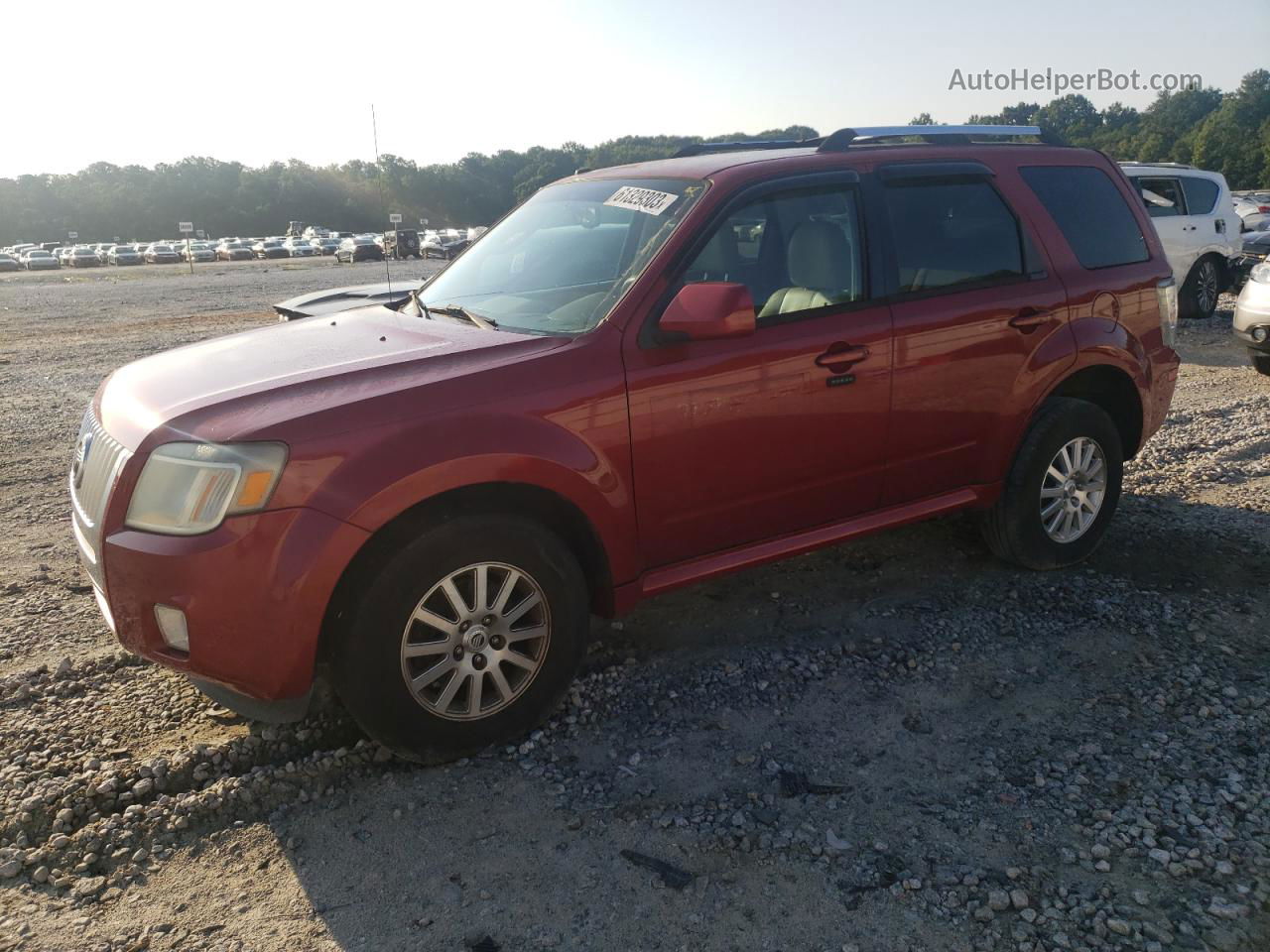 2011 Mercury Mariner Premier Бордовый vin: 4M2CN8HG4BKJ08394