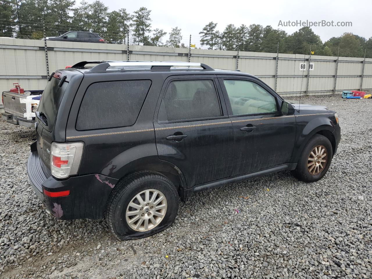 2011 Mercury Mariner Premier Black vin: 4M2CN8HG5BKJ07965