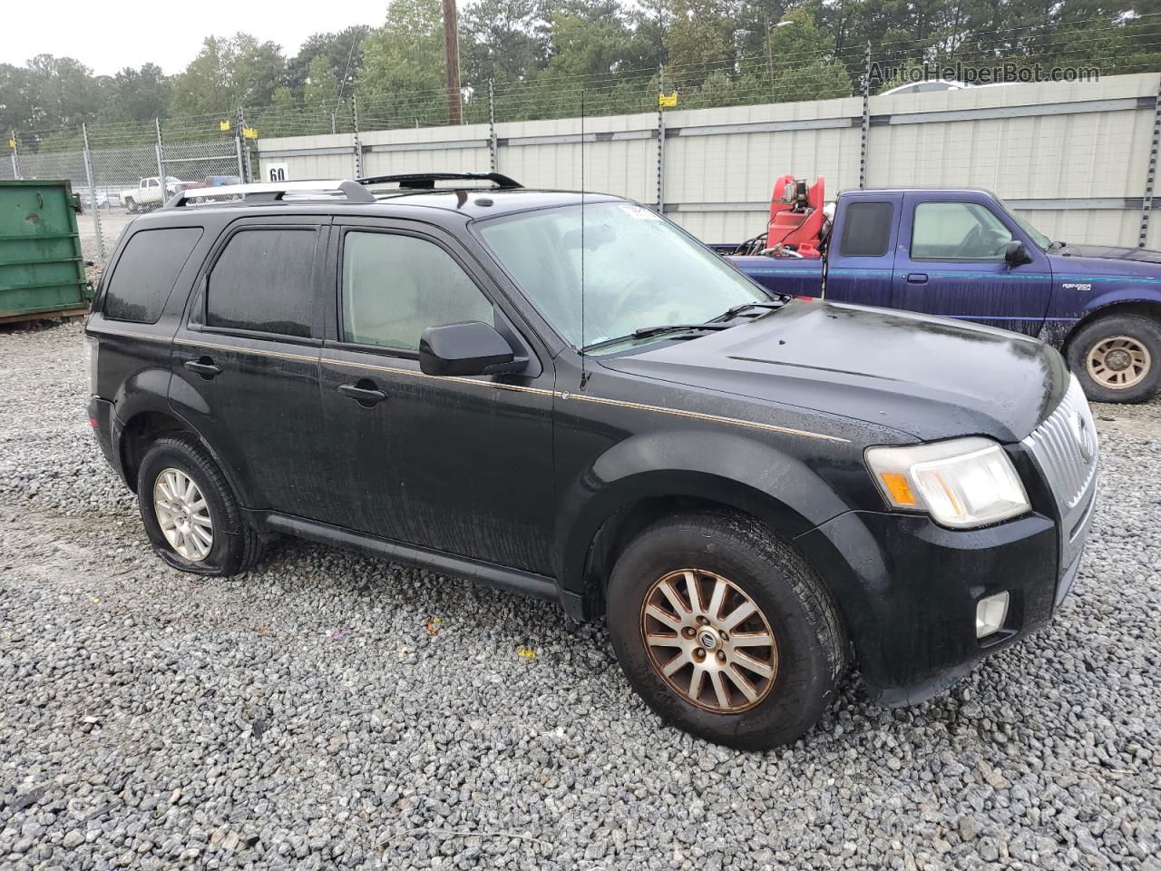 2011 Mercury Mariner Premier Black vin: 4M2CN8HG5BKJ07965