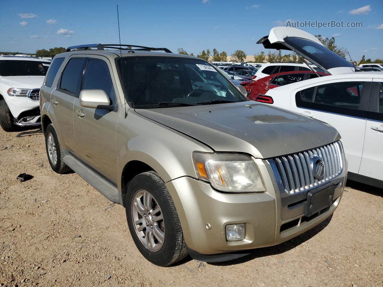 2010 Mercury Mariner Premier Tan vin: 4M2CN8HG6AKJ11764