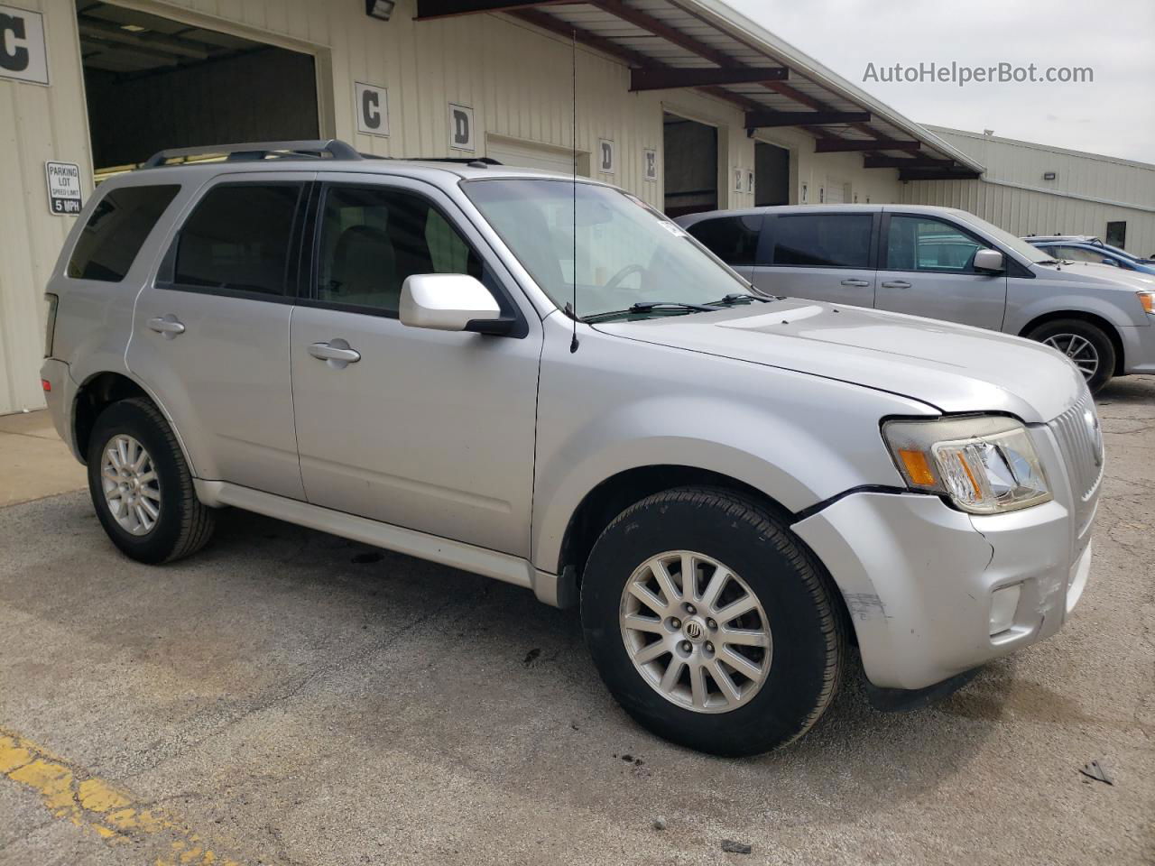 2010 Mercury Mariner Premier Silver vin: 4M2CN8HG6AKJ20075