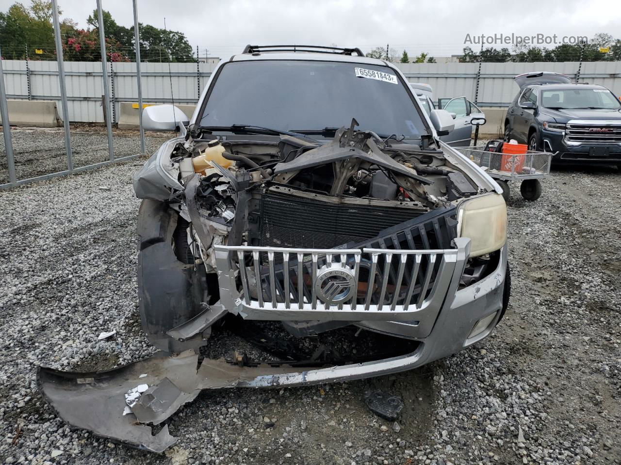 2010 Mercury Mariner Premier Silver vin: 4M2CN8HG7AKJ08811