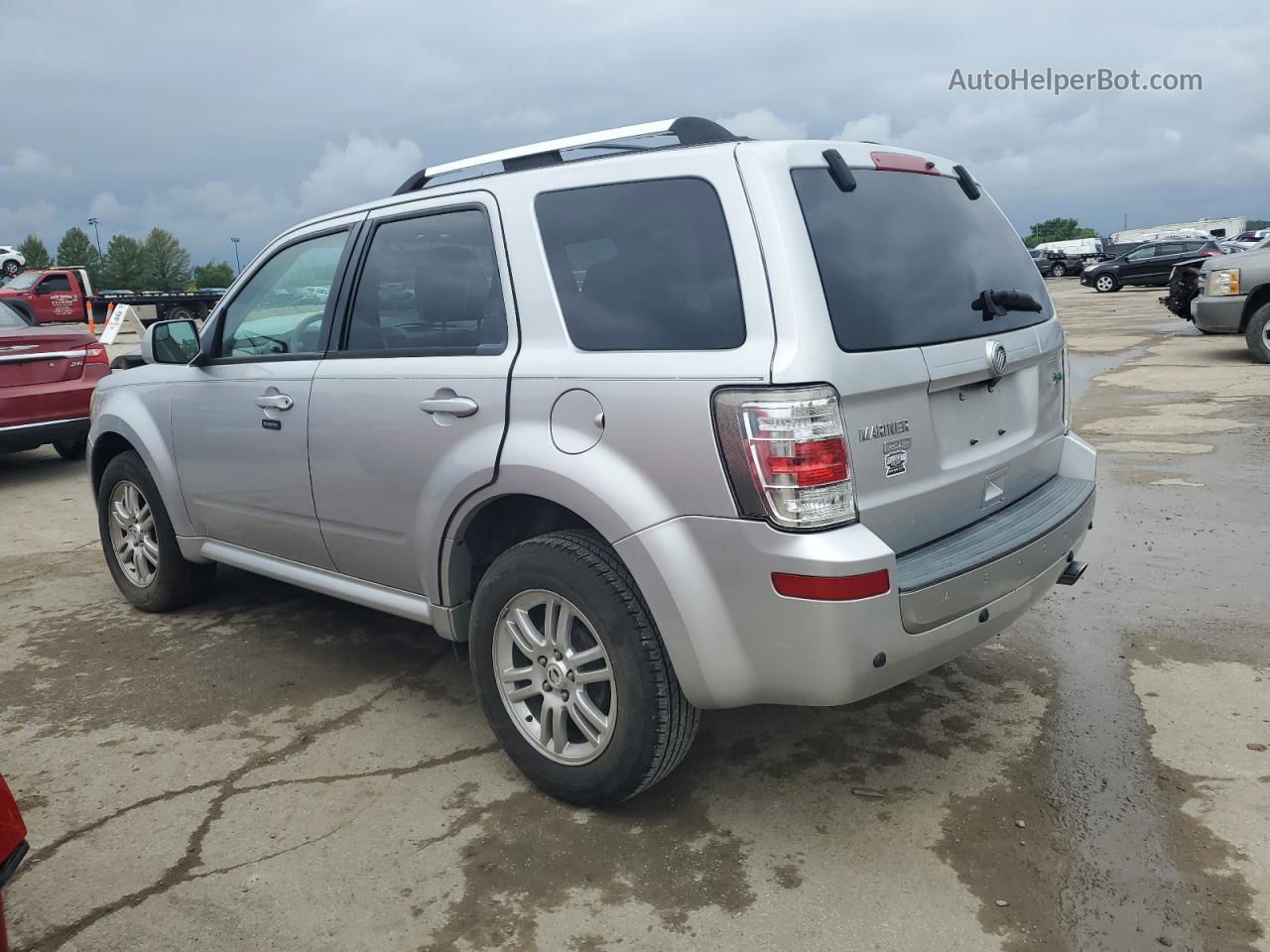 2010 Mercury Mariner Premier Silver vin: 4M2CN8HG7AKJ24510