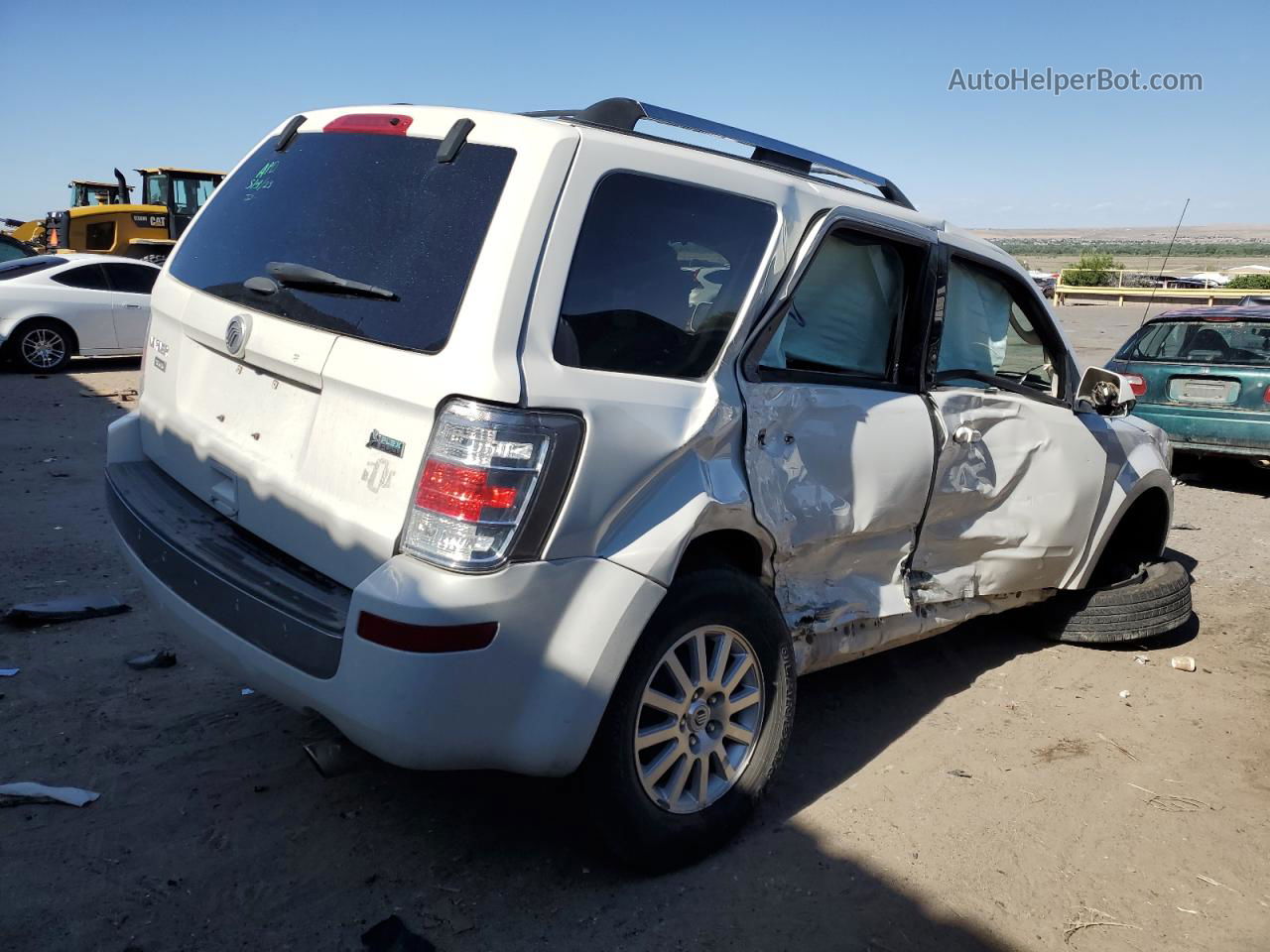 2011 Mercury Mariner Premier Белый vin: 4M2CN8HG7BKJ08308