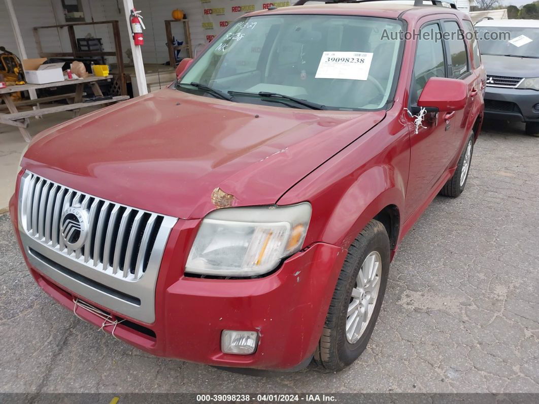 2011 Mercury Mariner Premier Red vin: 4M2CN8HG7BKJ08888