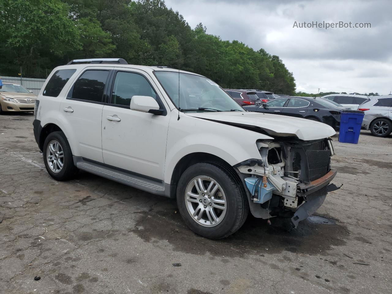 2010 Mercury Mariner Premier Белый vin: 4M2CN8HG8AKJ09398