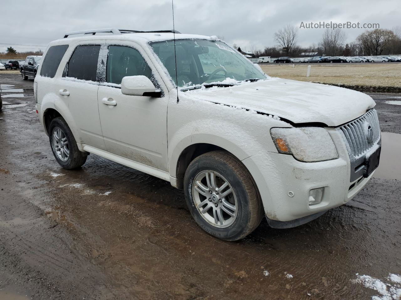 2010 Mercury Mariner Premier Белый vin: 4M2CN8HG8AKJ27674