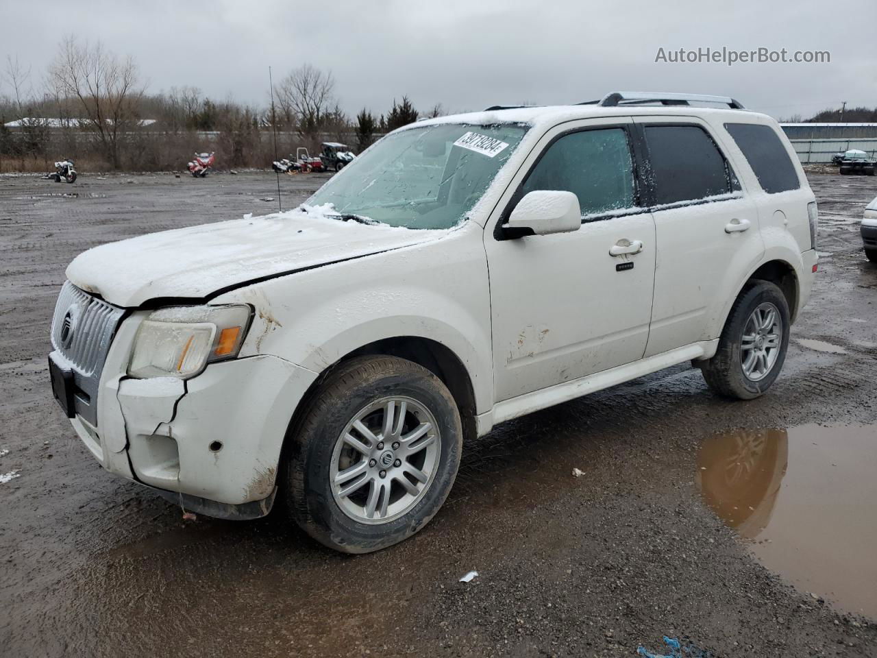 2010 Mercury Mariner Premier Белый vin: 4M2CN8HG8AKJ27674