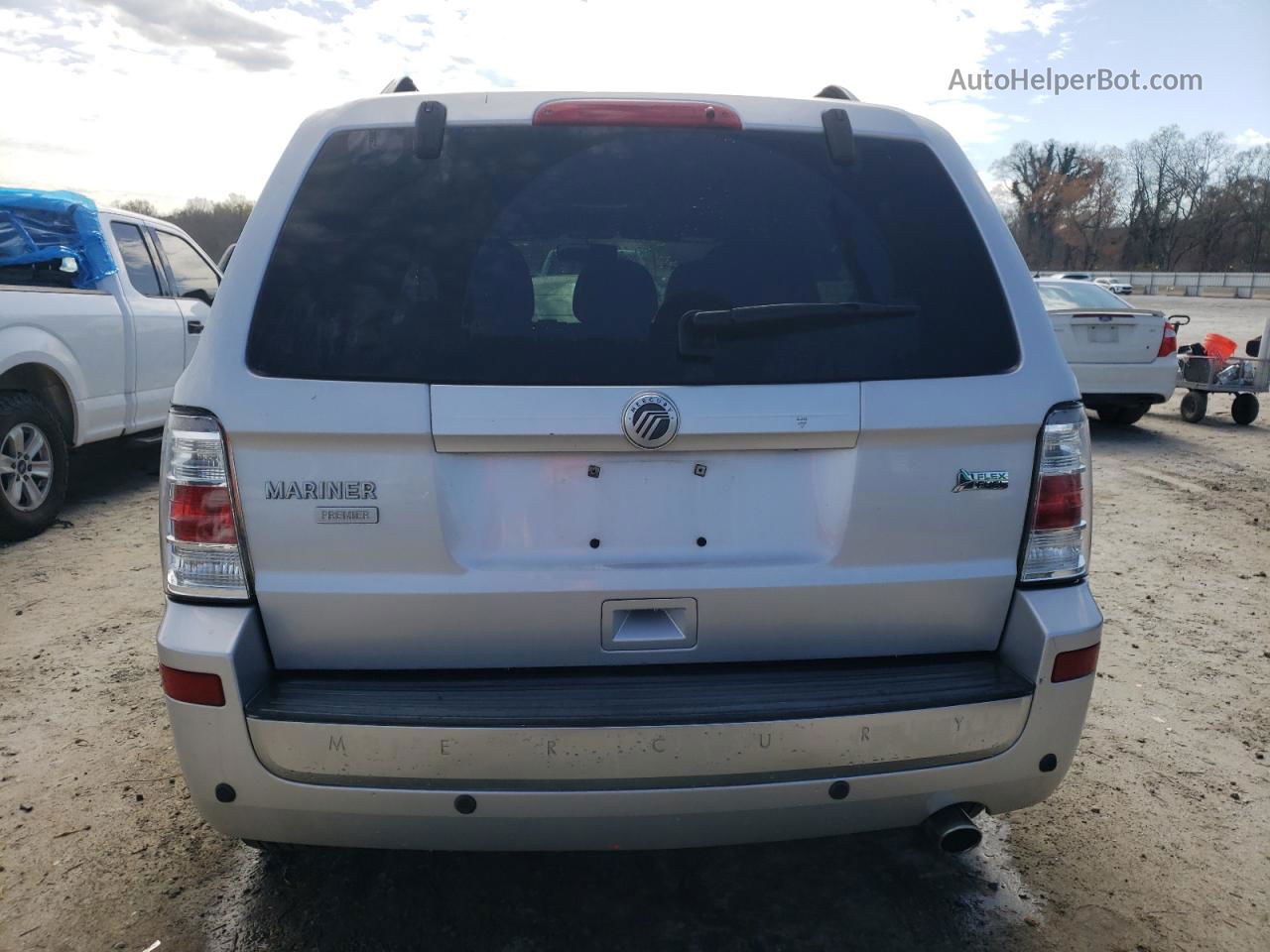 2010 Mercury Mariner Premier Silver vin: 4M2CN8HG9AKJ25139