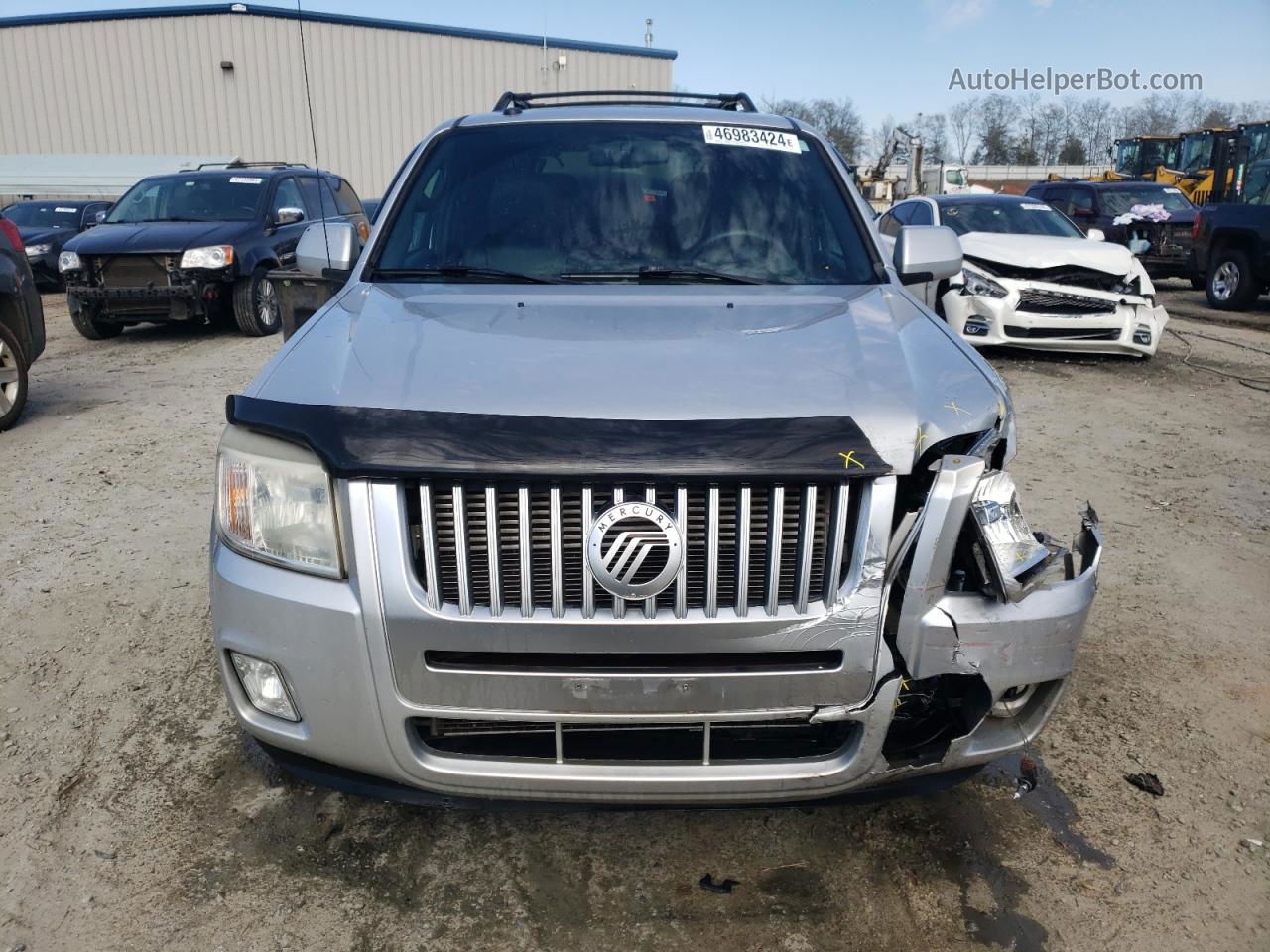 2010 Mercury Mariner Premier Silver vin: 4M2CN8HG9AKJ25139