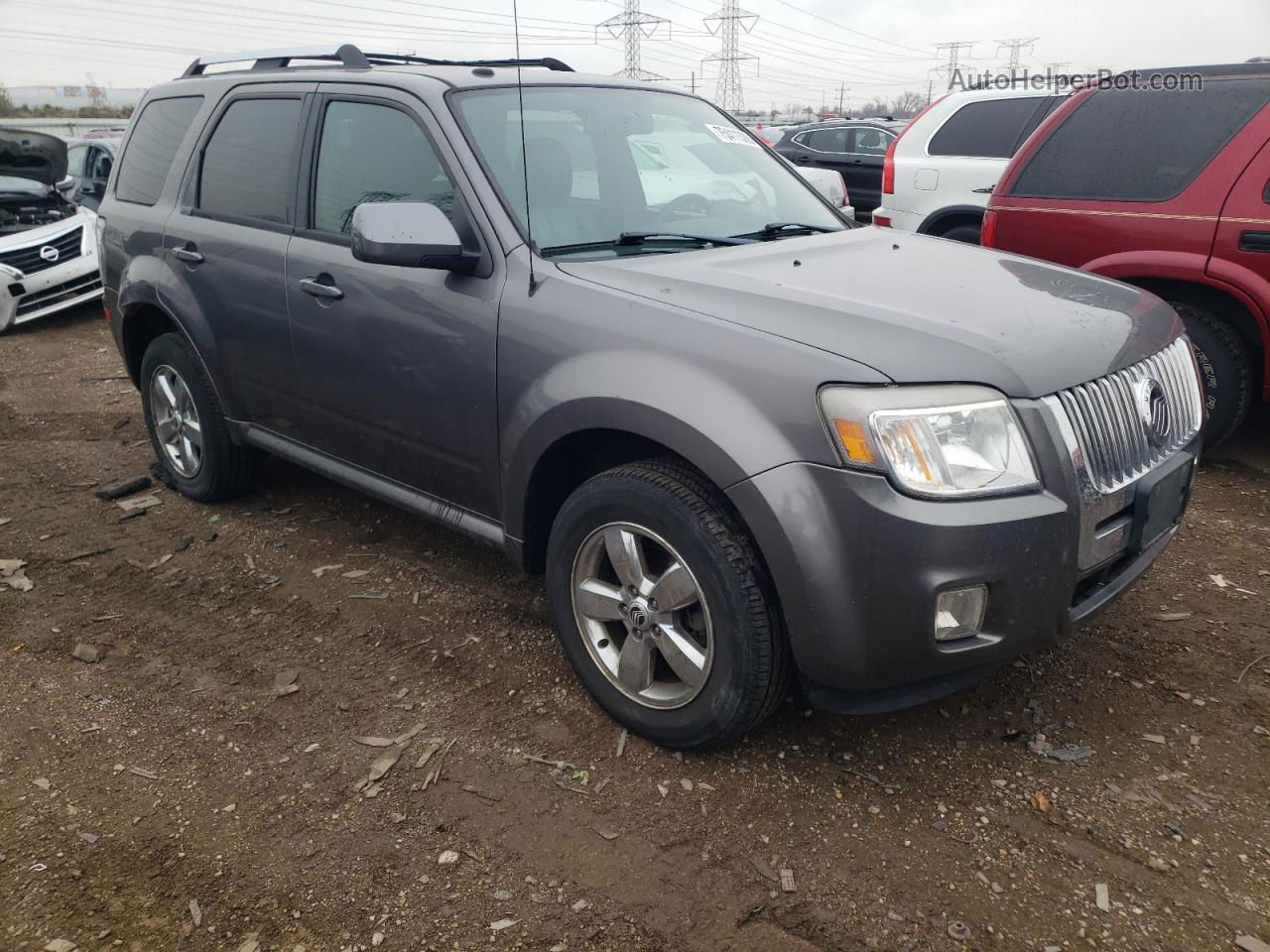 2011 Mercury Mariner Premier Gray vin: 4M2CN8HG9BKJ04194