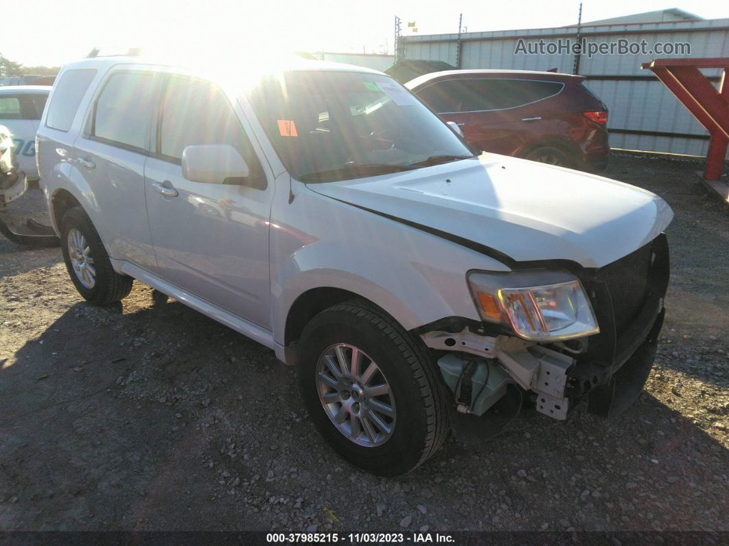 2011 Mercury Mariner Premier White vin: 4M2CN8HGXBKJ07458