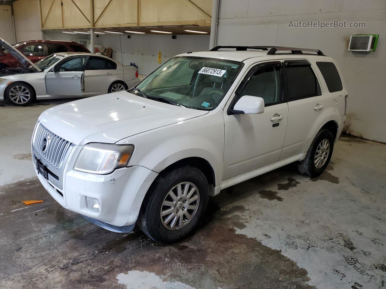 2011 Mercury Mariner Premier White vin: 4M2CN8HGXBKJ07699