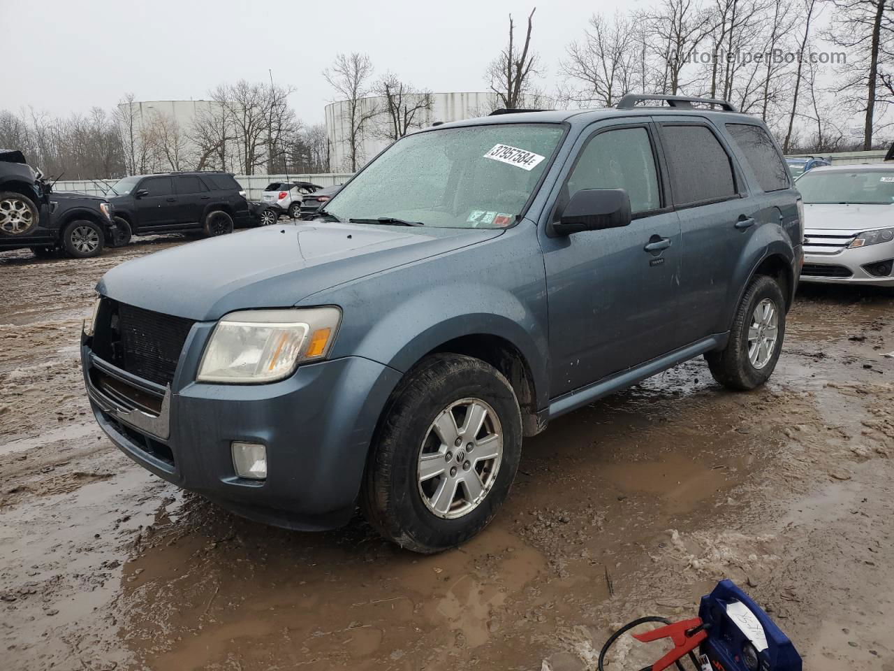 2010 Mercury Mariner  Серый vin: 4M2CN9B73AKJ17410