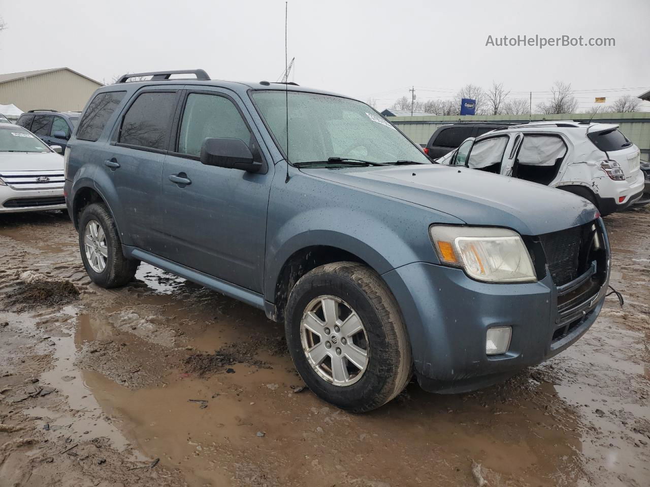 2010 Mercury Mariner  Серый vin: 4M2CN9B73AKJ17410