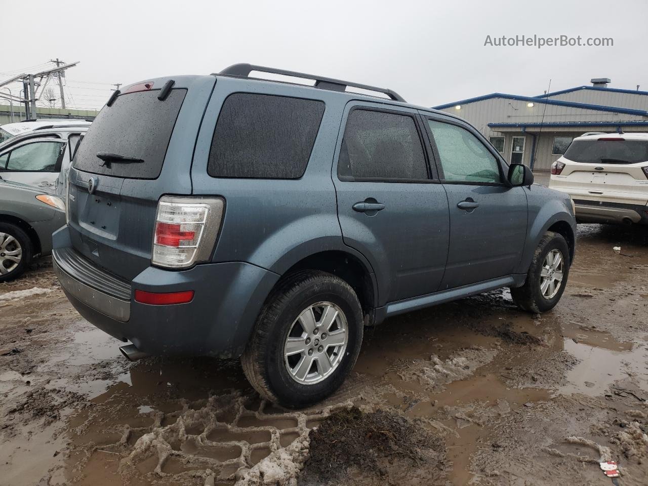 2010 Mercury Mariner  Серый vin: 4M2CN9B73AKJ17410