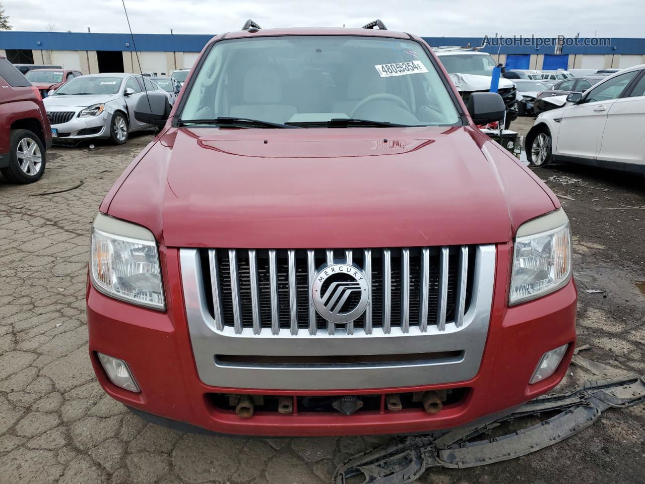 2010 Mercury Mariner  Красный vin: 4M2CN9B77AKJ06975