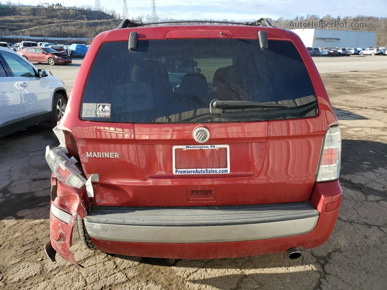 2010 Mercury Mariner  Red vin: 4M2CN9B7XAKJ05125