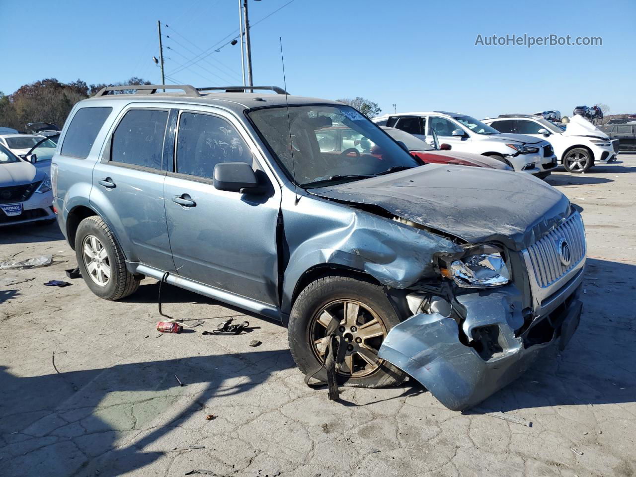 2010 Mercury Mariner  Blue vin: 4M2CN9B7XAKJ15041