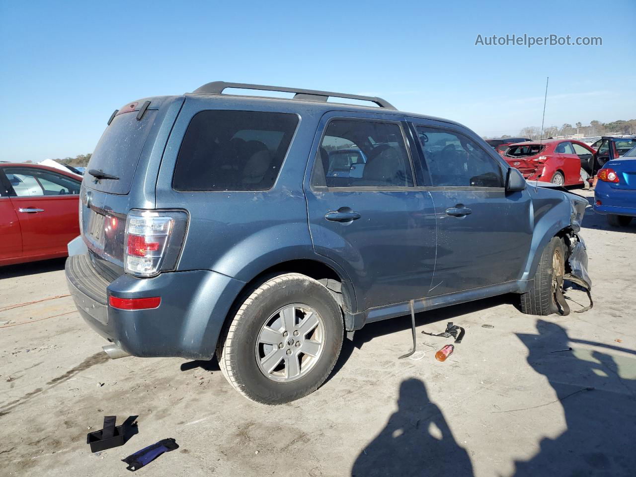 2010 Mercury Mariner  Blue vin: 4M2CN9B7XAKJ15041