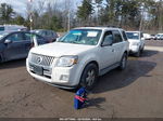 2010 Mercury Mariner   White vin: 4M2CN9B7XAKJ29392