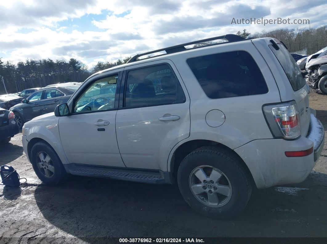 2010 Mercury Mariner   White vin: 4M2CN9B7XAKJ29392