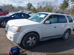 2010 Mercury Mariner   White vin: 4M2CN9B7XAKJ29392