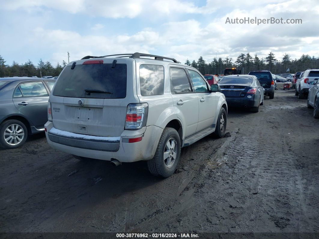 2010 Mercury Mariner   White vin: 4M2CN9B7XAKJ29392