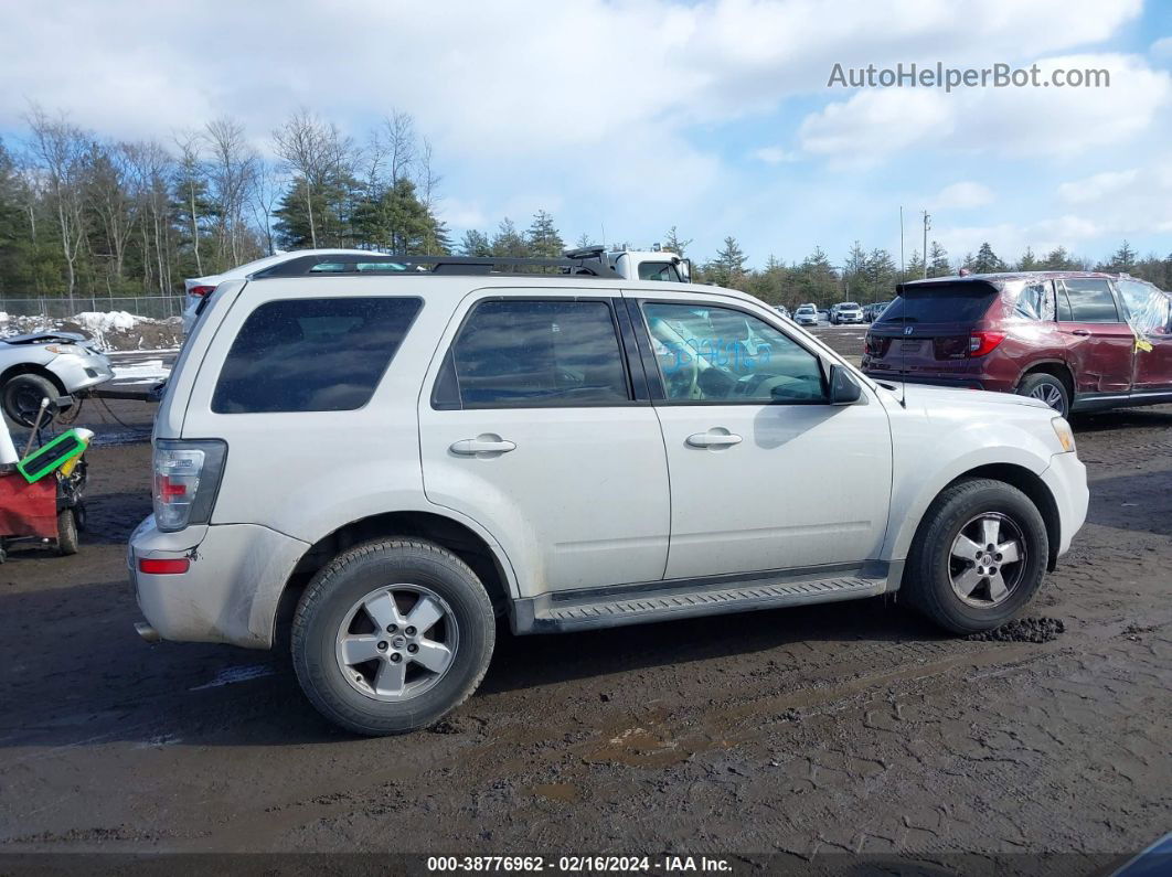 2010 Mercury Mariner   White vin: 4M2CN9B7XAKJ29392