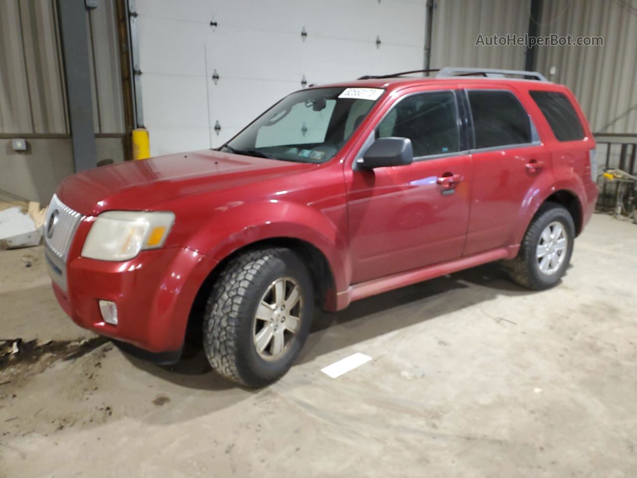 2010 Mercury Mariner  Красный vin: 4M2CN9BG4AKJ10580