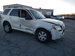 2010 Mercury Mariner  White vin: 4M2CN9BG8AKJ11991