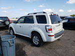 2010 Mercury Mariner  White vin: 4M2CN9BG9AKJ03642