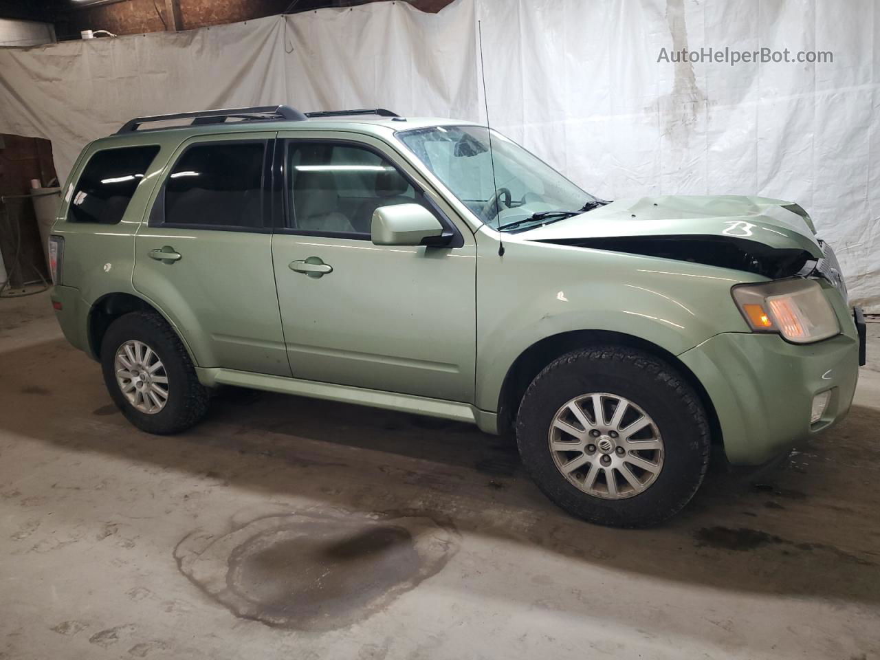 2010 Mercury Mariner Premier Зеленый vin: 4M2CN9H70AKJ25181