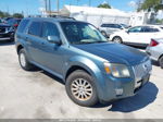 2011 Mercury Mariner Premier Light Blue vin: 4M2CN9H70BKJ00363