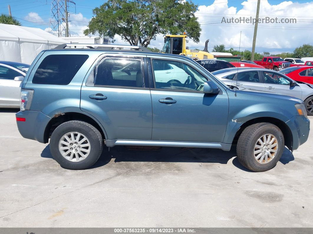 2011 Mercury Mariner Premier Light Blue vin: 4M2CN9H70BKJ00363