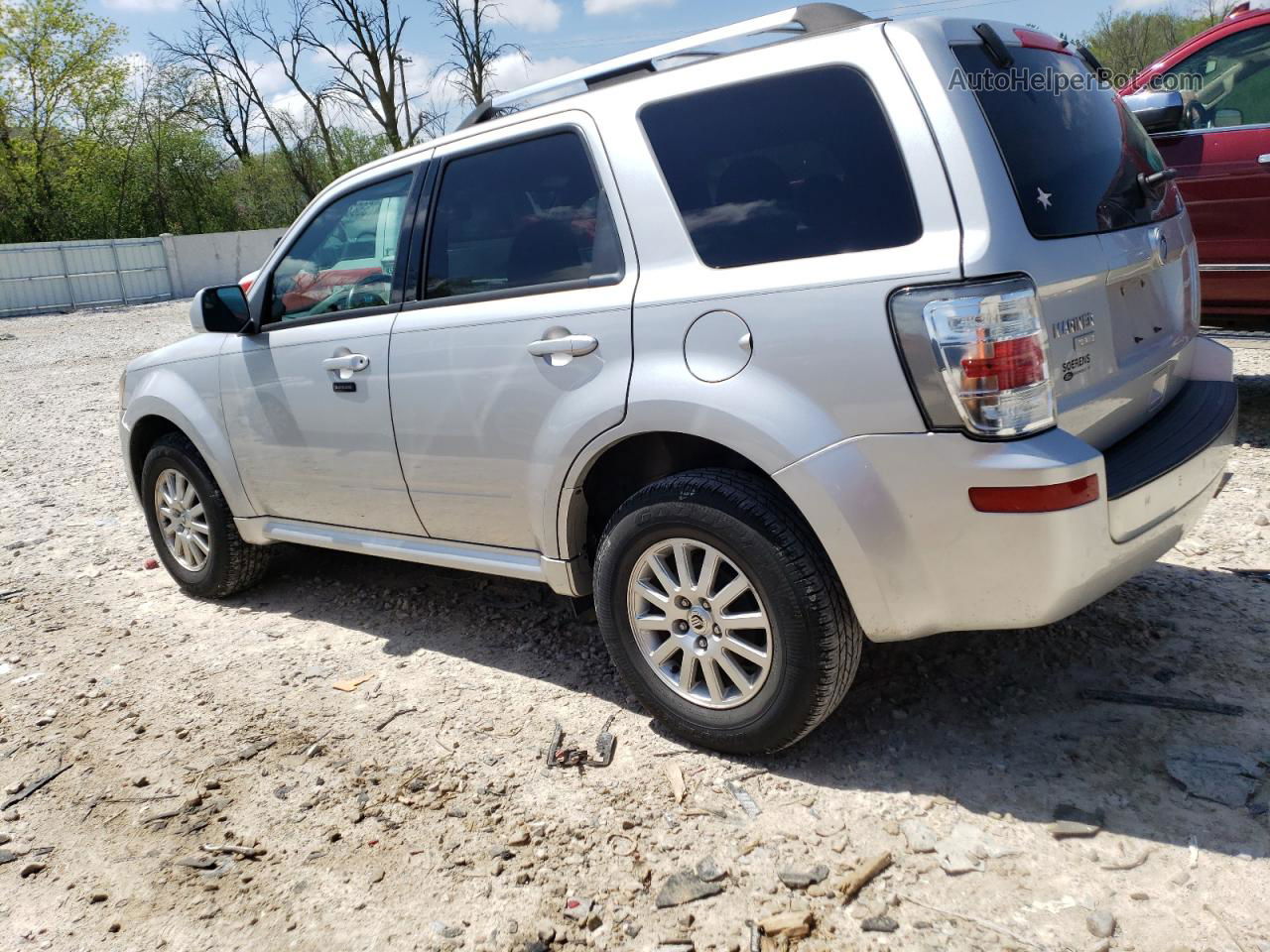 2010 Mercury Mariner Premier Silver vin: 4M2CN9H71AKJ24766