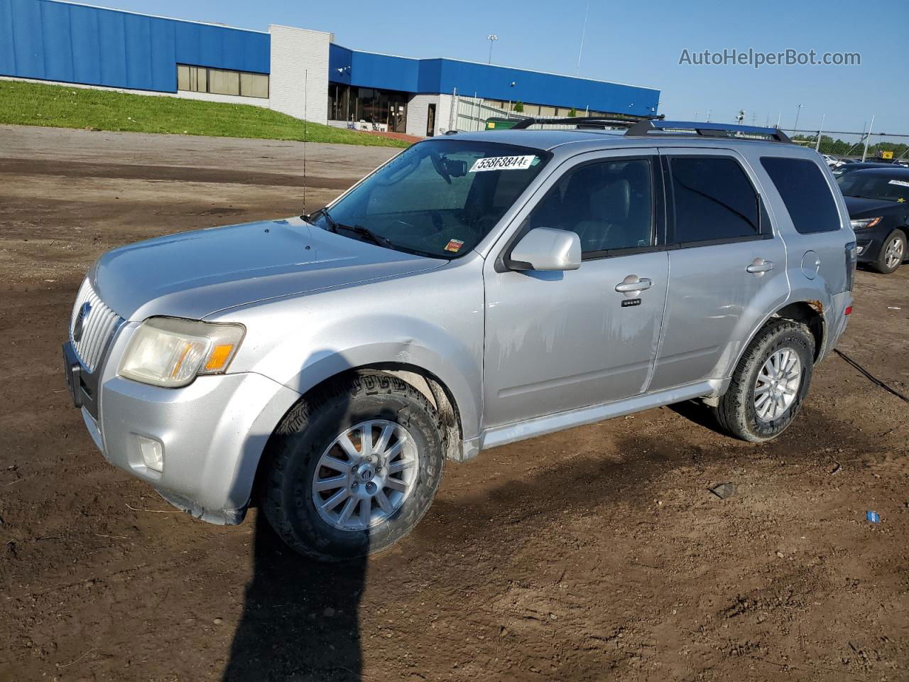 2010 Mercury Mariner Premier Silver vin: 4M2CN9H72AKJ03442