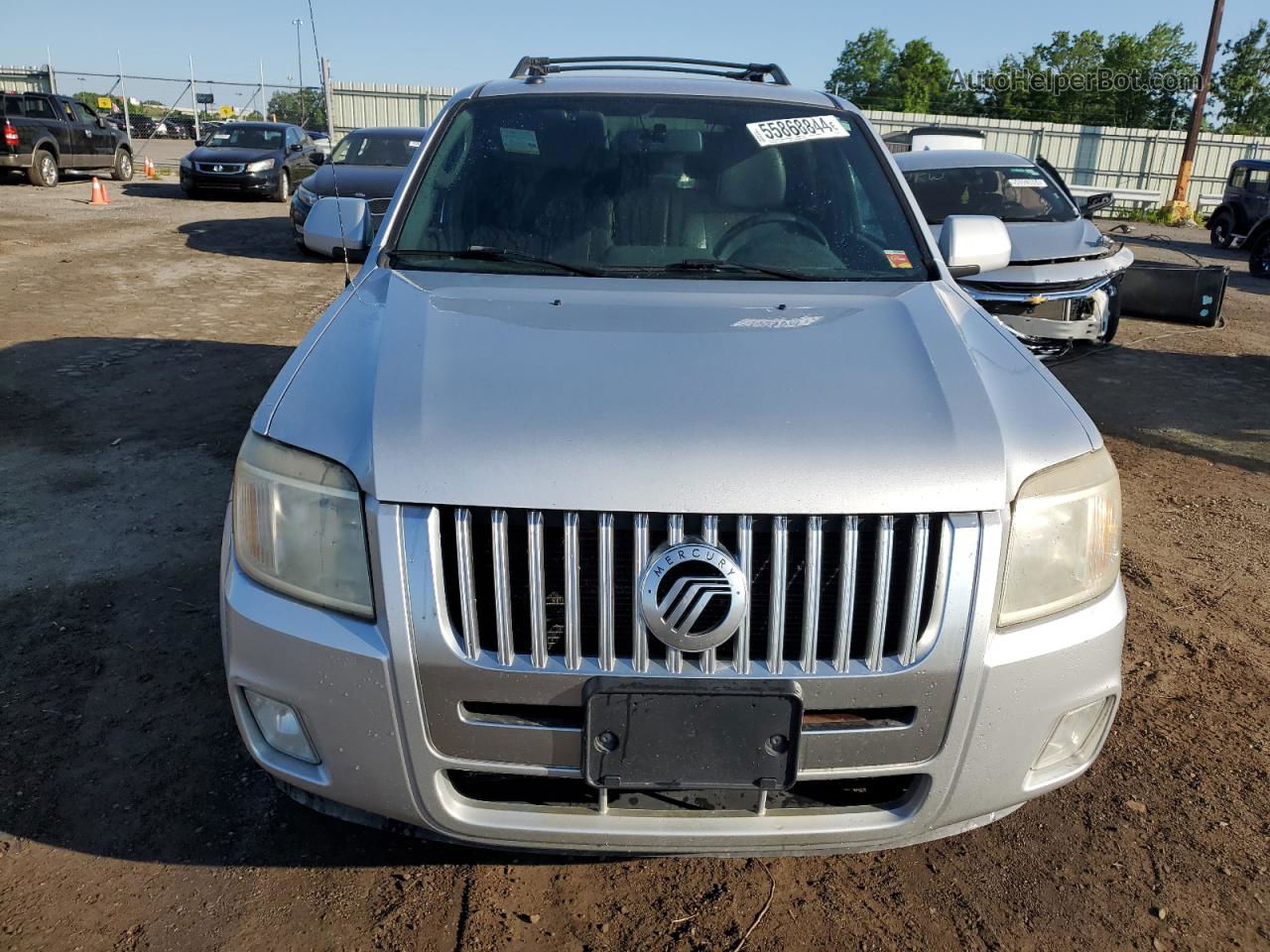 2010 Mercury Mariner Premier Silver vin: 4M2CN9H72AKJ03442