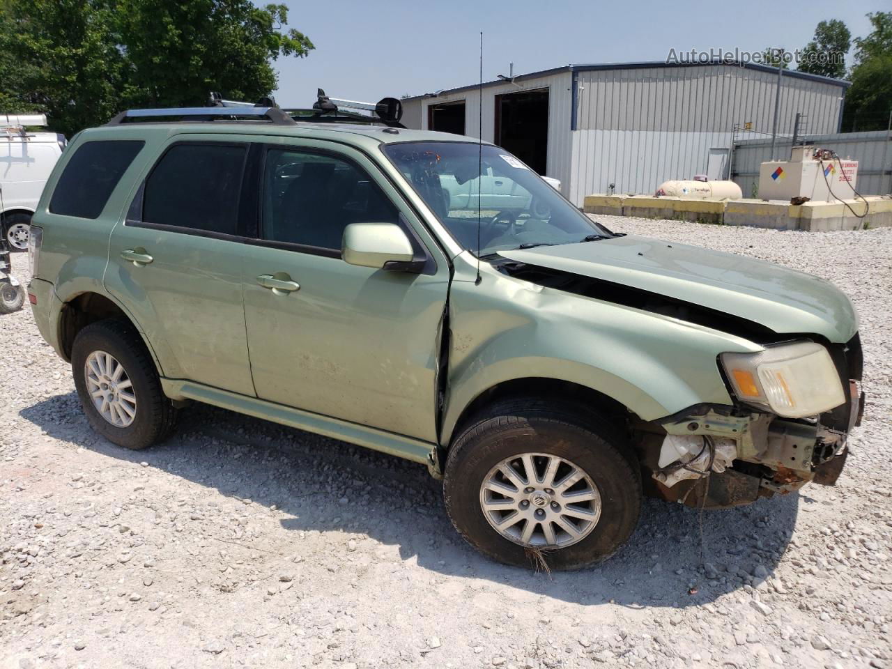 2010 Mercury Mariner Premier Green vin: 4M2CN9H72AKJ23741