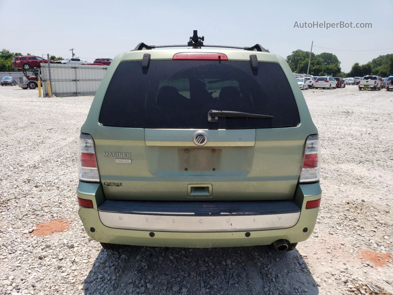 2010 Mercury Mariner Premier Green vin: 4M2CN9H72AKJ23741