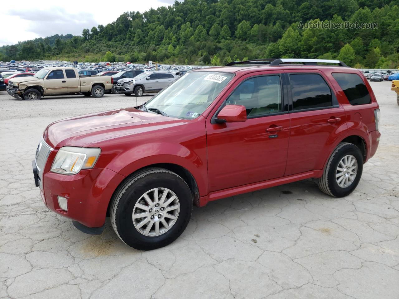 2011 Mercury Mariner Premier Red vin: 4M2CN9H75BKJ05395