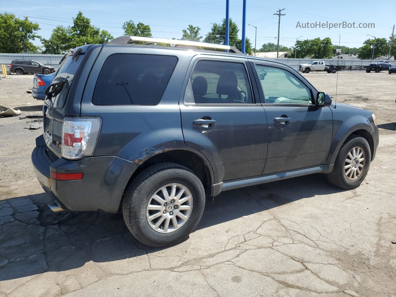 2010 Mercury Mariner Premier Gray vin: 4M2CN9H76AKJ04139