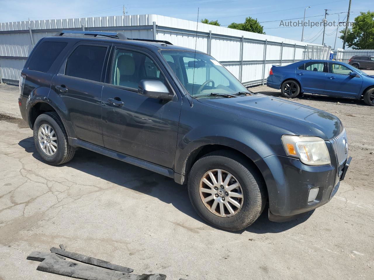 2010 Mercury Mariner Premier Gray vin: 4M2CN9H76AKJ04139