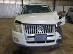 2010 Mercury Mariner Premier White vin: 4M2CN9H76AKJ05758