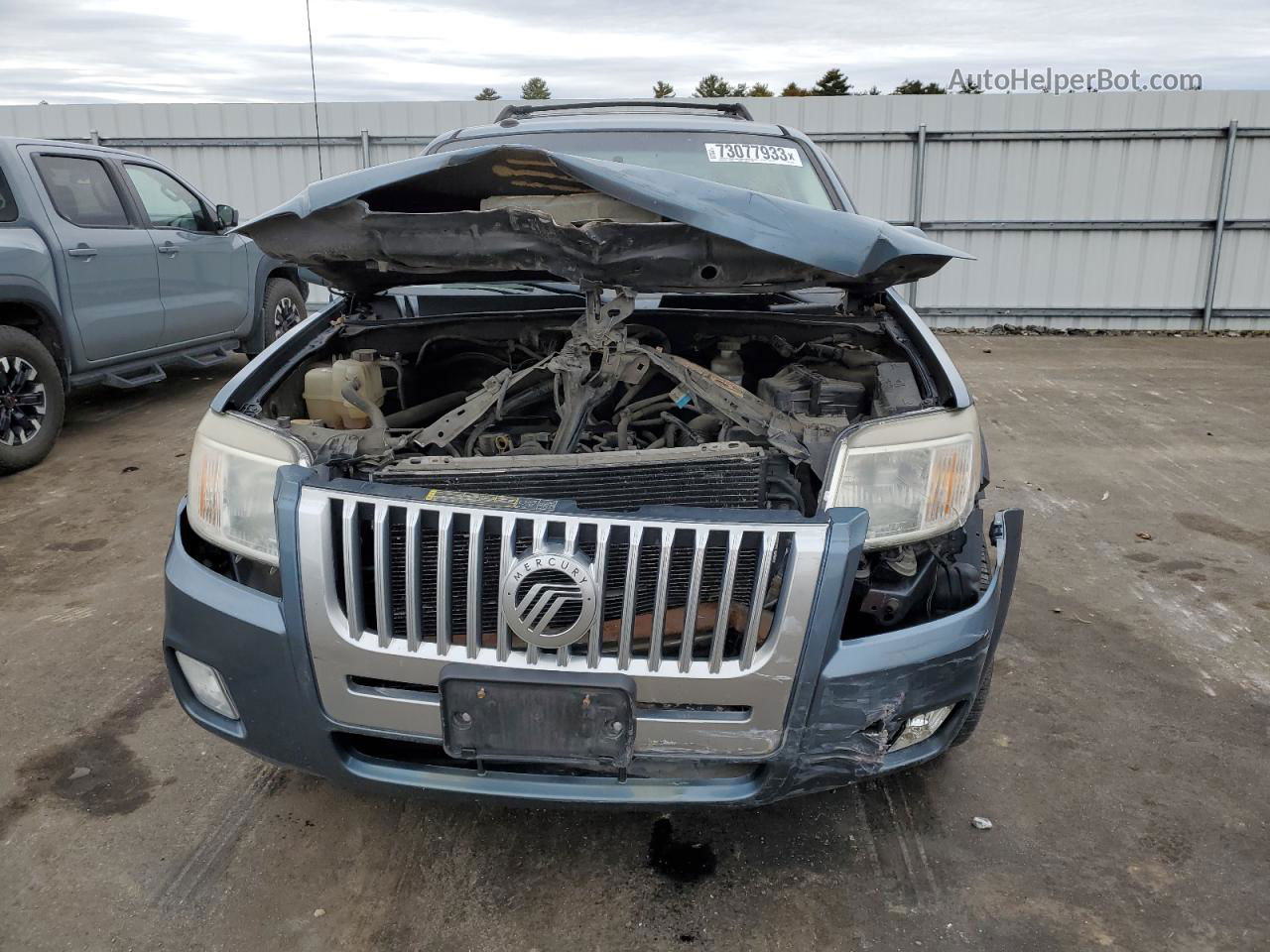 2010 Mercury Mariner Premier Blue vin: 4M2CN9H76AKJ27209