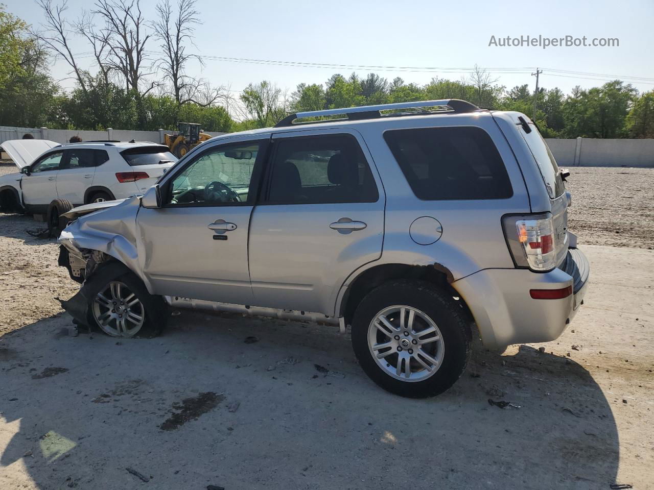 2010 Mercury Mariner Premier Silver vin: 4M2CN9H77AKJ07342