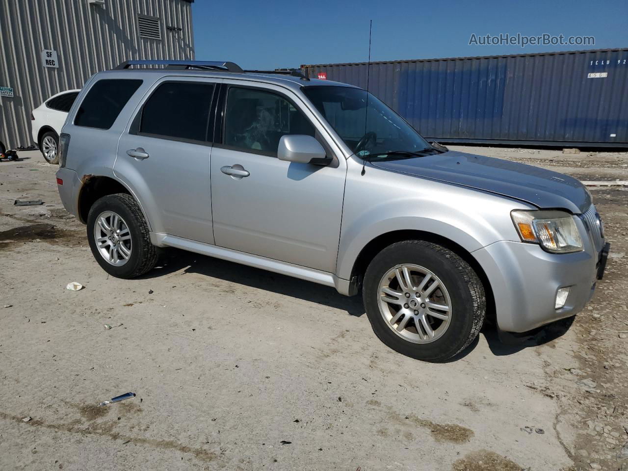 2010 Mercury Mariner Premier Silver vin: 4M2CN9H77AKJ07342