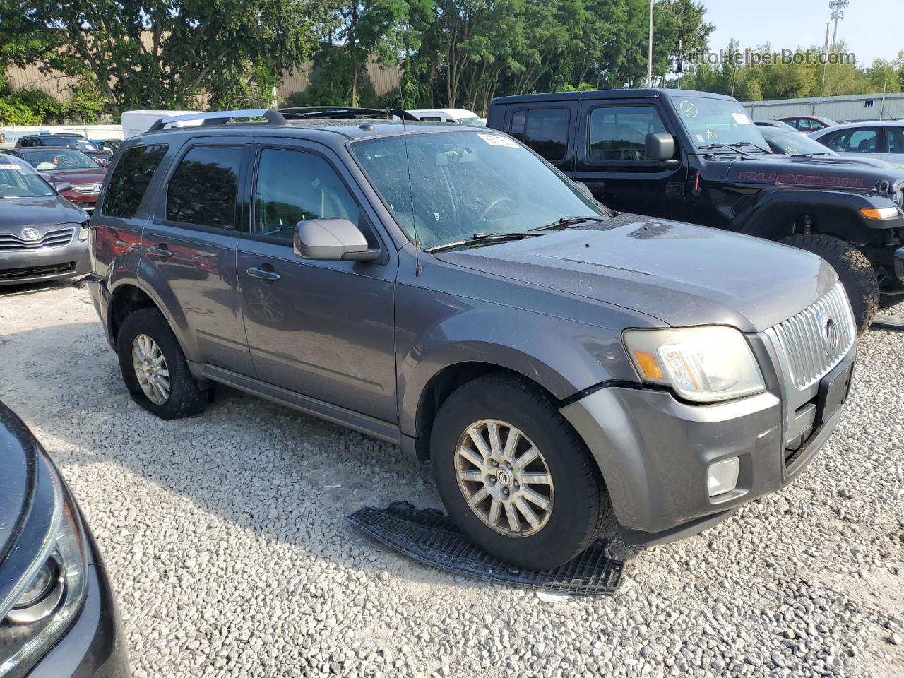 2010 Mercury Mariner Premier Серый vin: 4M2CN9H77AKJ26408